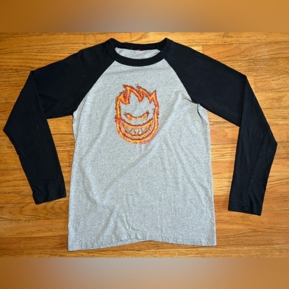 Spitfire Skateboard Wheels Vintage Baseball Tee Medium